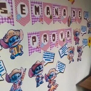 Kit Incentivo Provas Tema Stitch Junino