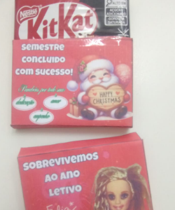 Caixinhas Temáticas para KitKat- Natal